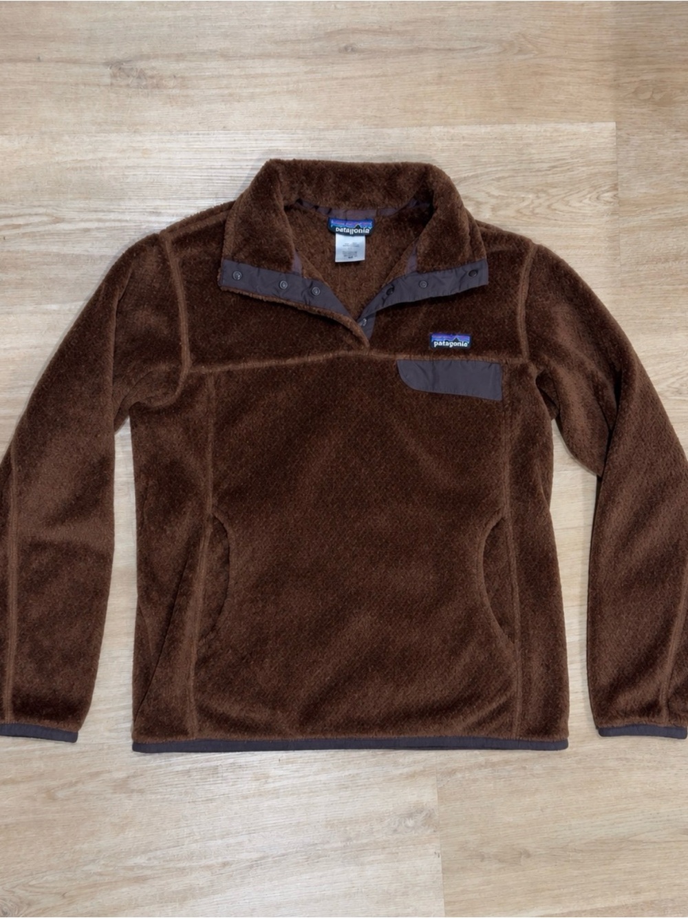 Patagonia Men’s Brown Zip-Neck Retro Fleece Pullover